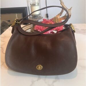 Vintage Coach Legacy Crescent Bag #9338
